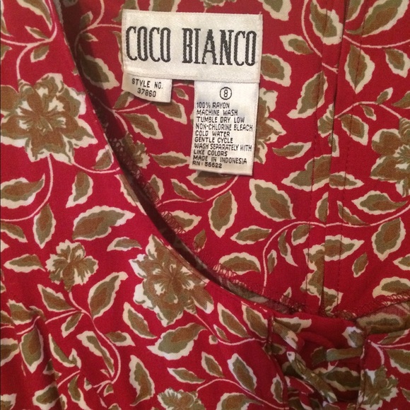 COCO BIANCO Maxi Dress Sz 8 - Picture 3 of 5